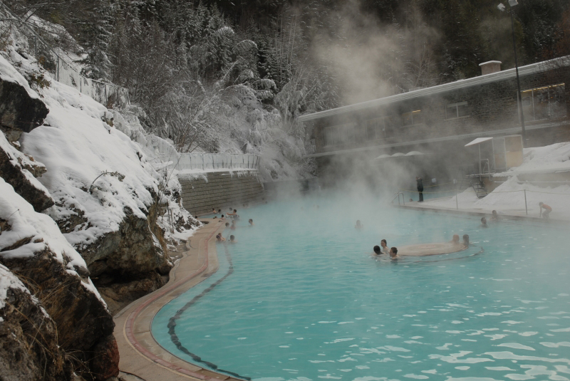 hot-springs - Radium Hot Springs.